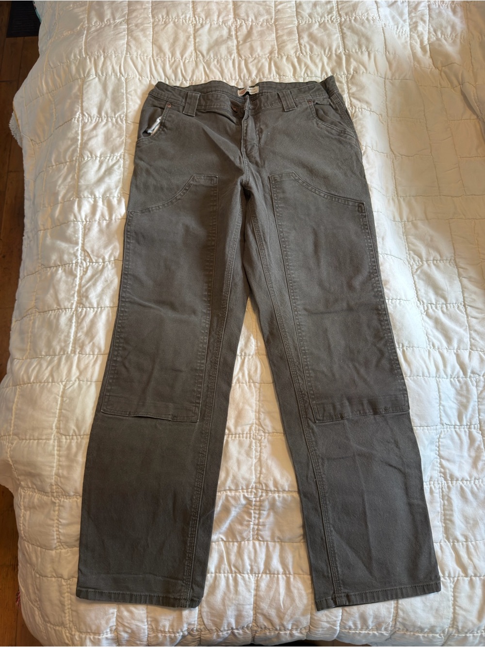 Dickies Women's Utility Pants in Olive Gray